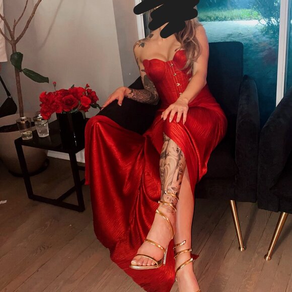 Maria Lucia Hohan "Hailey" Dress in Salsa - Picture 4 of 8